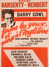 Darry Cowl - Cartel Original Show -Póster- Granja Los Ojos Y PENSE-1980 - $170.22