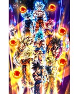 The Evolution of Goku Poster | Wall Art | Dragon Ball | DBZ GT | Anime |... - $19.99