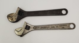Crescent Tool Co. Jamestown N.Y. Forged 10&quot; Adjustable Wrench Lot of 2 U... - $34.45