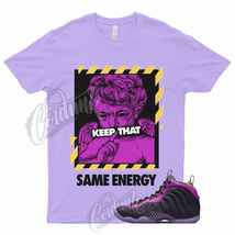 ENERGY T Shirt for Little Posite One Cave Purple Lil Foamposite Lilac Lavender - £20.44 GBP+
