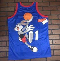 Bugs Bunny Tunesquad Blue Headgear Classics Basketball Jersey ~Never Worn~ L - £50.06 GBP+