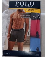 POLO RALPH LAUREN MENS RED BLUE NAVY CLASSIC FIT BOXER BRIEFS 3 PAIRS XL... - €33,28 EUR
