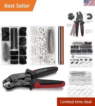 Professional Ratcheting Crimper with Extensive Connector Kit for DIY Ele... - $1,008.82 MXN