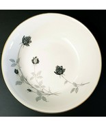 Black Rose Mitaki China Serving Bowl W/Gold Rim 10&quot; x 2.5&quot; Japan - $13.95