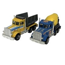 Vtg Matchbox 1981 Peterbilt Kwik Set Cement Truck Pace Construction Dump... - €8,19 EUR