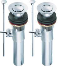 Plumb Pak PP820-77 Mechanical Pop-Up 1-1/4&quot; w/4&quot; Tailpiece, Chrome Plate... - $922.49 MXN