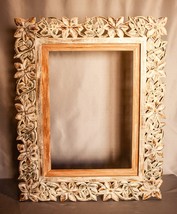 Marco de madera labrada. Marco para cuadro o fotografía. Soporte de madera. - $8,120.33 MXN