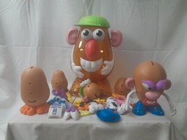 Mr. Mrs. Potato Head Vintage 1985 1996 2002 2010 Toy Lot Hasbro Original... - $49.50
