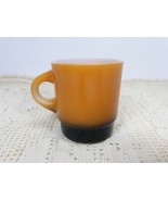 Vtg Anchor Hocking Fire King Coffee Mug Orange 2 Tone Retro Aesthetic - £7.85 GBP