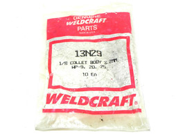 NEW WELDCRAFT 13N29 1/8 COLLECT BODIES 9/PK 3.2MM - £15.88 GBP