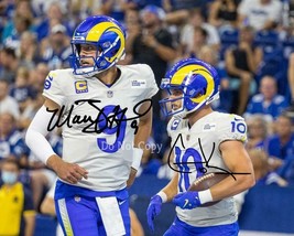 MATTHEW STAFFORD COOPER KUPP SIGNED PHOTO 8X10 RP AUTOGRAPHED PICTURE LA... - $19.99