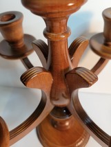 Wooden Candelabra with 5 holders image 4