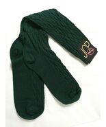 Vtg NWT Hunter Green Diamond Knit COTTON BLEND Knee High Socks School Gi... - €24,89 EUR