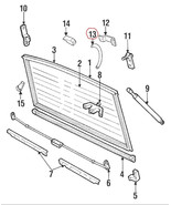 NEW Range Rover Classic Upper Tailgate Cable Sleeve | 1986-1995 RRC NLA ... - $46.38 CAD