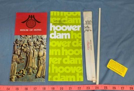 Vintage Lote De Viaje Folleto &amp; Turismo Documentos Seattle Hoover Dam Et... - $36.01