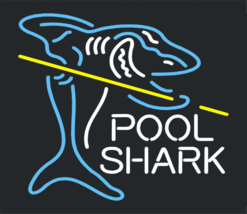 Brand New Pool Shark Beer Bar Pub Neon Light Sign 16&quot;x16&quot; [High Quality] - £109.34 GBP