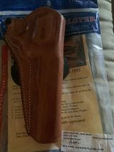 Fits Smith&Wesson 10-6 38 Special 6”BBL Leather Paddle Holster Open Top #1330# R image 8