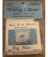 Vintage Ring Pillow  WO-11 Merri MAC Kit Mac Enterprise Dearborn Michiga... - $19.60