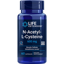 Life Extension N-Acetyl-L-Cysteine (NAC) 600mg, 60 Capsules - $14.75