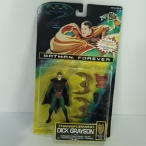 1995 Kenner Batman Forever Transforming Dick Grayson Robin Action Figure - £19.46 GBP