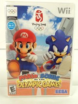 Mario &amp; Sonic at the Olympic Games Nintendo Wii Game 2007 - Complete w/ Booklet - $21.28
