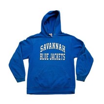 Savannah Blue Jacket High School MEDIUM Blue Hoodie Sweatshirt - £23.22 GBP