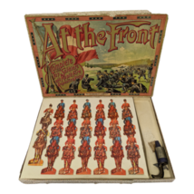 Vintage Early 1900&#39;s Milton Bradley AT THE FRONT Toy Soldier Target Game... - £558.26 GBP