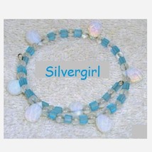 Moonstone Pineapple Quartz Glass Wire Wrapped Bracelet - £14.25 GBP