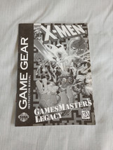 Sega Game Gear Xmen Game Master&#39;s Legacy Booklet/Manual NO GAME  - £3.99 GBP
