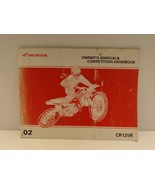 Honda CR125R Owners Manual &amp; Competition Handbook 2002 - $667.84 MXN