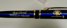 Trump 1 Pen Gold Signature Blue Metal President Eagle Seal Gop Republican New - £9.67 GBP