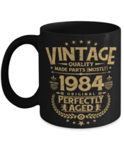 Vintage Birthday Mug Funny Coffee Mug For Him 1984 Perfectly Aged Bday Present  - £14.43 GBP