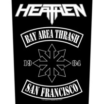 Heathen Bay Area Thrash 2023 Giant Back Patch 36 X 29 Cms Official Merchandise - $11.89