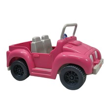 Pink Jeep Fisher Price Loving Dollhouse Dream Cruiser Car Truck Vehicle Vtg 1995 - £31.46 GBP