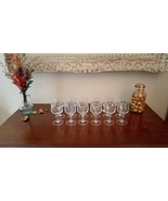 12 wine glasses engraved in crystal Arques model Matignon 70&#39;s - €103,73 EUR