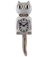 Limited Edition Rainbow White  Kit-Cat Klock Swarovski Crystals Jeweled ... - $186.91 CAD