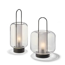 Hanging  Solar Lantern Blown Glass With LED Light For Garden, Walkways and Paths - £30.55 GBP