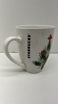 2011 Starbucks Christmas Tree Pine Cones Holiday Coffee Mug Tea Nice - £10.24 GBP