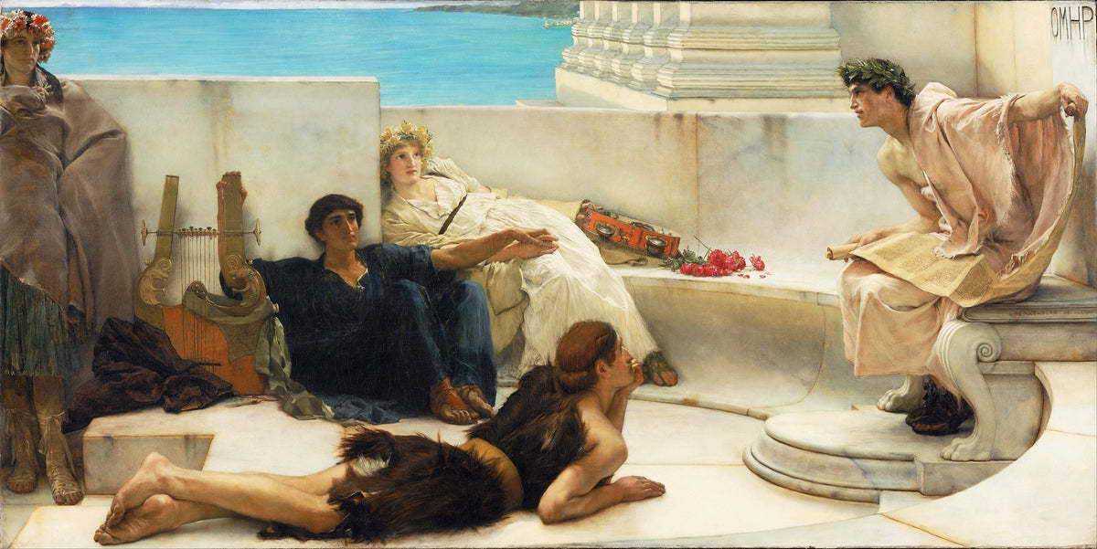 Lawrence Alma Tadema 1836 1912 A Reading from Homer 1885 Item image 7