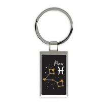Pisces Constellation : Gift Keychain Zodiac Sign Horoscope Astrology Bir... - $7.99