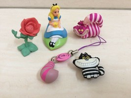 Disney Alice in Wonderland Figure Set 5 Pieces. RARE ITEM - £19.92 GBP
