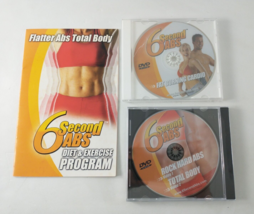 6 SECOND ABS Fat Burning Cardio &amp; Rock Hard Abs Workout Exercise DVDs + ... - £15.95 GBP