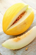 Crenshaw Sweet Melon {Cucumis melo} Heirloom 40+ seeds US Seller - £7.67 GBP