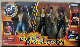 WWE Jakks Brothers of Destruction Steve Austin, Kane &amp; Undertaker Figure 3 Pk - £127.50 GBP