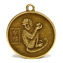 Year Of The Monkey Good Luck Charm 1&quot; Chinese Zodiac Horoscope Feng Shui New - £5.43 GBP