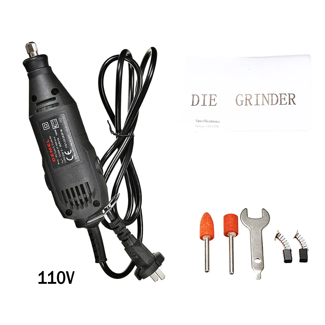 110/220V Electric Drill Dremel Grinder Engraving Pen Electric Grinder Rotary Pow - £230.53 GBP
