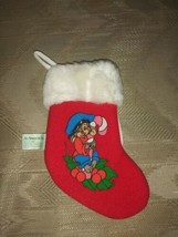 An American Tail 7&quot; Vintage Christmas Stocking 1986 VTG Mcdonalds Sears Mouse... - £10.89 GBP