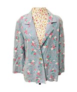  Jessica Scott Vintage Floral Blazer Jacket Women’s M Cottagecore - $37.04