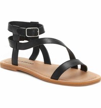 NEW LUCKY BRAND Byleth Gladiator Inspired Leather Sandals, Black (Size 7... - £31.86 GBP