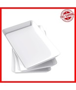 BPA-Free 15&quot; x 10&quot; Serving Trays - Sturdy White Trays Perfect for Entert... - $567.10 MXN